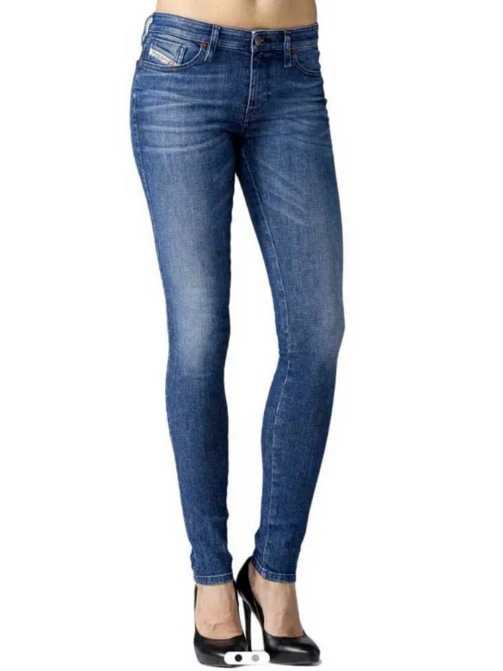 Desiel Skinzee Super Slim-Skinny Regular Waist Jeans - W 27 L 32